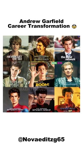 Andrew Garfield Evolution 😳 From Movies to Spider-Man