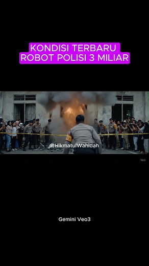 176K views · 3.3K reactions | Robot 3 Miliar Polisi Konoha, Kondisi terbaru! #veo3 #komedi #lucu #ai | HikmatulWahidah | Facebook