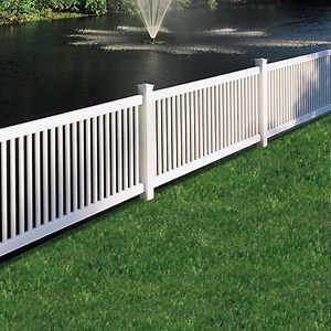 [Hot Item] Instalación Fácil de Cercas de Picket de Vinilo, Cercas de Jardín de PVC, Cercas de Plástico para Piscina al Aire Libre con Picket