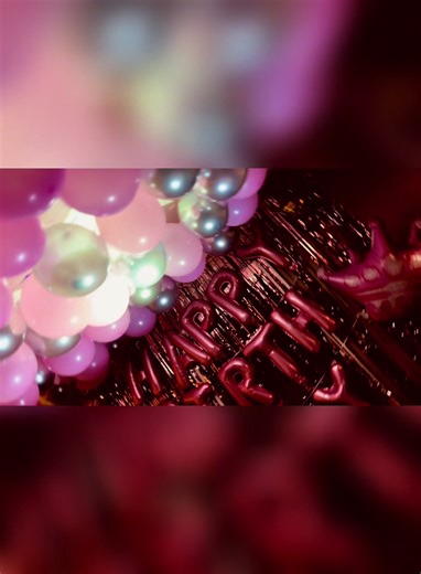 Elegant Pink and Gray Birthday Decorations