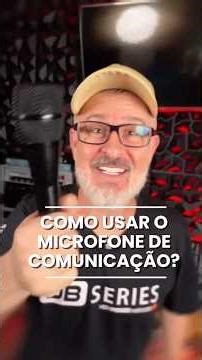 How to use a communication microphone correctly!