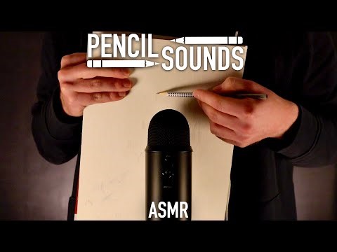 ASMR Pencil On Paper Sounds | Drawing, Scratching | No Talking