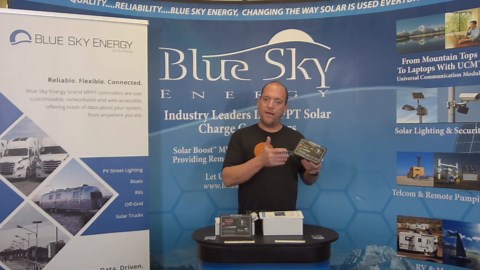 Kit Composed of Blue Sky Energy SB3000i Solar Boost 30A MPPT Charge Controller and Battery Temperature Sensor