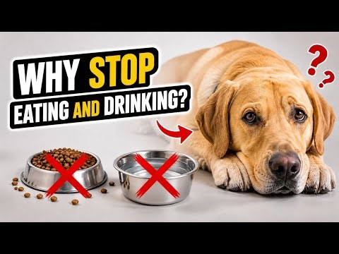 Why Your Dog Stops Eating & Drinking 🐶 | Causes + Easy Fixes
