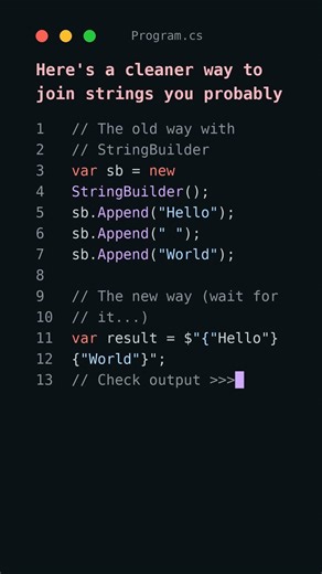 This C# trick will save you hours 🚀 #viral #programming #c#