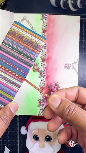 Christmas Aesthetic Journal 🎄 #2 #shorts #journal #scrapbooking #satisfying #scrapbook #christmas