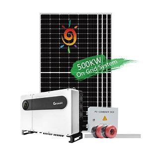[Hot Item] Commericial Use on Grid Power Solar System 500kw 800kw 1MW Grid Tie System