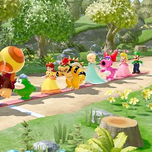 From running through merry-go-rounds to motion-control minigolf, Super Mario Party Jamboree is jam-packed! Available now. | Nintendo