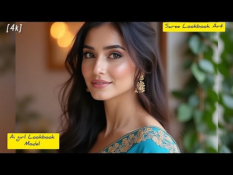 [4k] Real Indian Ai Art Lookbook - Ai Indian Model - Saree Beauty 😍 Part-2 #ai #art #lookbook #art