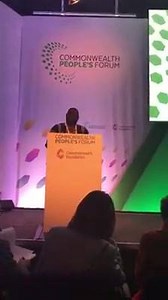 Rev. Fr John Patrick Ngoyi director Justice, Development and Peace Commission (JDPC), Ijebu Ode in a presentation at the ongoing Commonwealth Heads of Government meeting at London UK. People's Forum | JDPC Ijebu-Ode