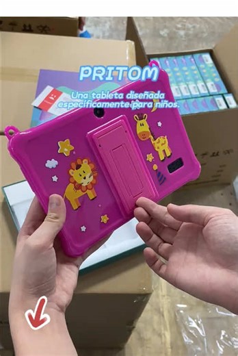 Tableta infantil 7in económica: 1,938.5 MXN con funda y control parental