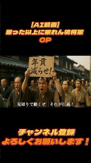 【AI動画】思った以上に暴れん坊将軍 OP