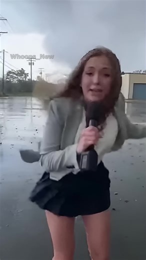 Pretty sure the wind stole my skirt. 😅 But still, hope you're having a good day! Anyone else's hair defy gravity today? 🤣 #weather #windy #reporterlife #oops