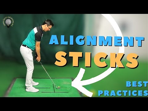 golf ALIGNMENT STICKS - WHY & HOW to use them