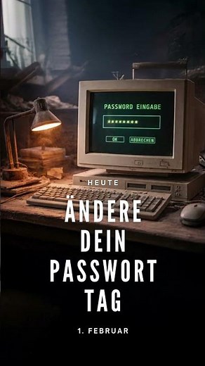 Heute: "Ändere-Dein-Passwort-Tag"! #passwort