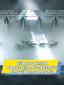 Did you know about the Predator’s shoulder cannon?#film #movie #predator