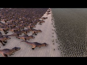 1.000 T-REX vs 100.000 ZOMBIES - Ultimate Epic Battle Simulator