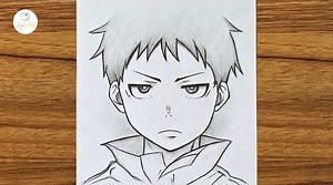 3.5K views · 30 reactions | How to draw Shinra from Fire Force ||...