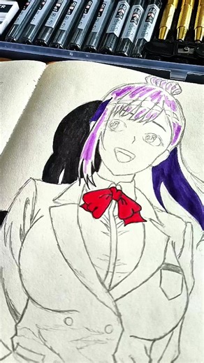 Sung Jinah Solo Leveling Drawing 나 혼자만 레벨업 #sololeveling #animegirl #animedrawing #animeeart #sololevelingedit #animeeart #sketchbook #mrfixlocksmith #sungjinah #sungjinwoo