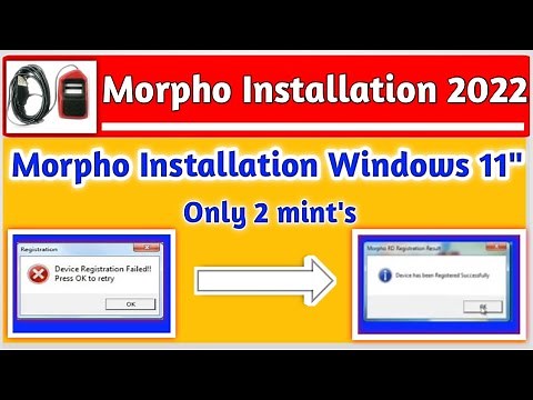 how to install morpho rd service in windows 11/ 2022 | morpho install kaise kare windows 11/ 2022 |