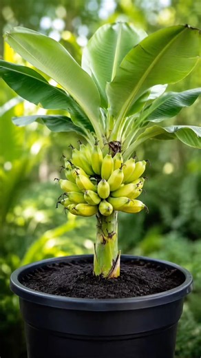 How to Grow Bananas at Home 🍌 | Banana Plant Growing Time-Lapse #shorts #gardening #banana