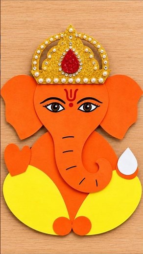 Paper Ganesha | Easy Ganpati Making with Colored Paper | Ganesh Chaturthi 2026