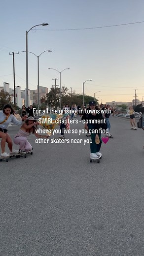 GRLSWIRL on Instagram: "We will be sharing our very own SWIRL HUB for everyone to find other skaters near them later this month and we can’t wait to share 🤩🤩🤩 If you’re interested in having a SWIRL chapter in your town plz check our website! It’s definitely a big under taking and we look for folks who deeply care about building community. We are currently prioritizing cities w the most requests!! Otherwise applications are OPEN for ambassadors ‼️‼️‼️"