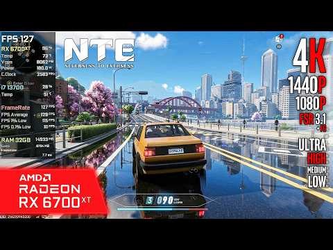RX 6700 XT | NTE: Neverness to Everness - 4K, 1440p, 1080p, FSR 3.1 + FG - Ultra, High, Medium, Low