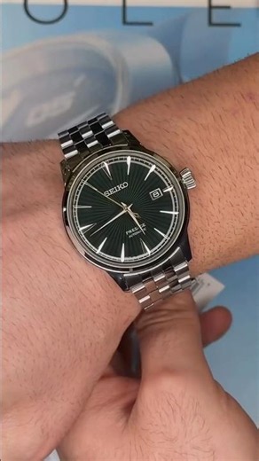 Seiko with a beautiful olive green dial #watch #seiko #seikowatch #affordableluxury