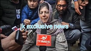 PDP President and Former Chief Minister Mehbooba Mufti faced police obstruction on her way to Bafliyaz, Poonch. Unyielding, she on foot, reaching the village to extend solidarity and heartfelt condolences to the families of the three civilians despite being stopped by the police in the middle of the road | JK Exclusive News portal | Facebook