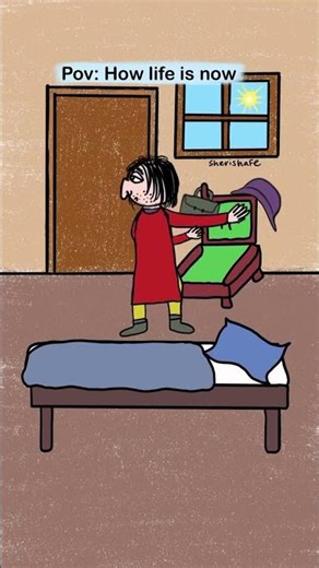 Every Morning Routine #cartoon #2danimation #shorts