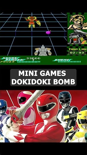 Kyoryu Sentai Zyuranger (NES) | Mini Games: Dokidoki Bomb