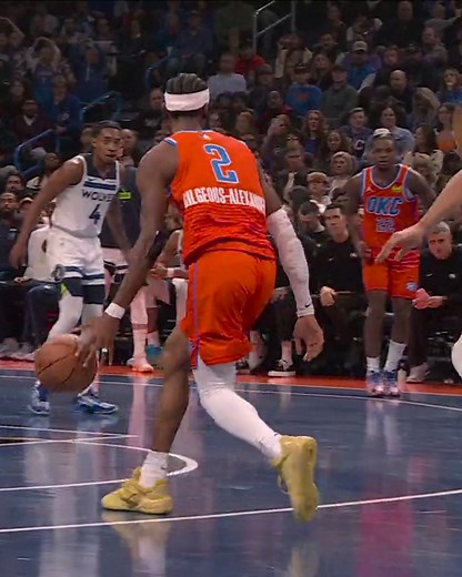 Smooth Shai 🔥 Watch Timberwolves-Thunder NOW on ESPN and the ESPN app | ESPN