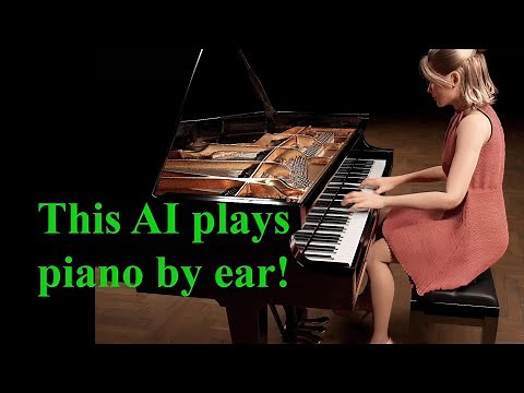 Virtual Piano Player Animated by AI!