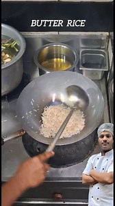 How to make butter 🧈 rice 🍚 #cooking #kitchen #hotellife #chef #hotel #reelsviralシfb #Samsung | Sariful Mollick