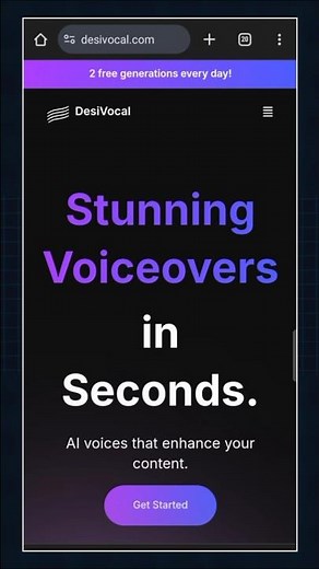 Realistic Hindi Voice Generator AI Free 💥 Best Voice Over For Video #shorts #ai #voicelines