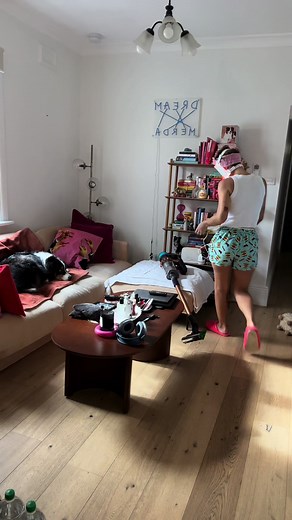 Ain't nothing vanilla about me. Multitasking at its best #cleaning