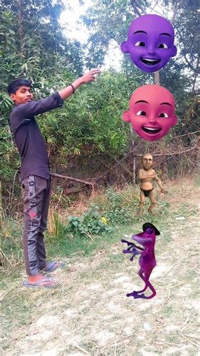 alien# gorilla Chhota don purple cartoon Wale # vfx short video