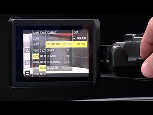 Timecode and Pre Record on Panasonic CX350