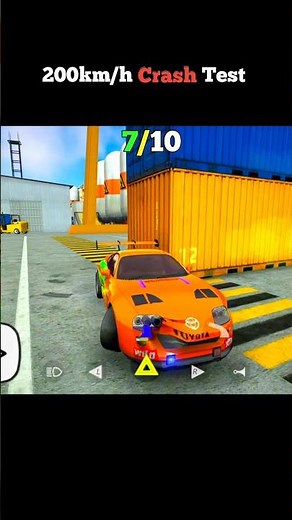 200km/h Crash Test💀🤯in Car Simulator 2 #equipou #bmw #shorts #carsimulator #trollface #car #toyota