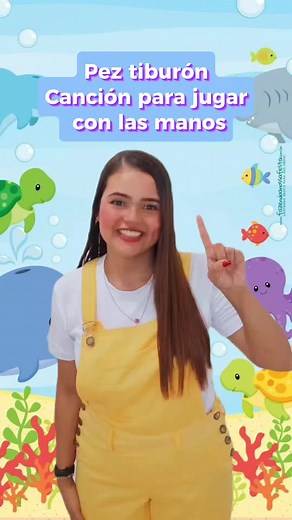 Estimulación del lenguaje y coordinación con la canción del pez tiburón