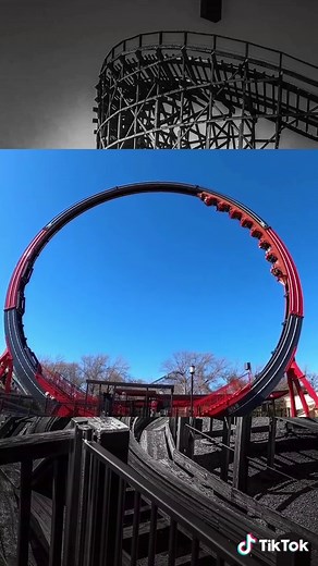 Experience El Diablo at Six Flags Amusement Park