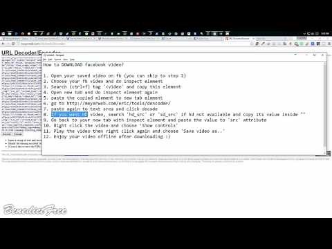 How to download video from facebook without any software
