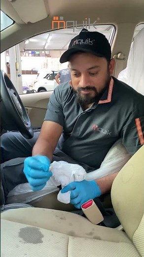Effortless Chewing Gum Removal from Car Seats | Mquik Car Workshop Tips & Tricks | BY MEHUL DESAI