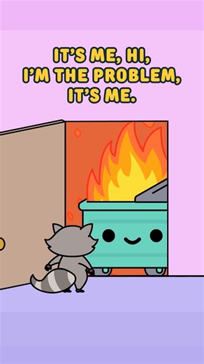 Why be part of the problem when you can be the whole problem? #taylorswift #racoon #funny #itsme