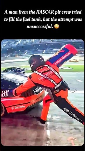 Nascar pit stop fails 😳 | #car #race #sports