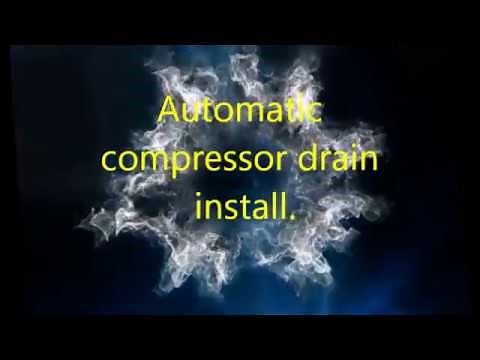 Air compressor auto drain.. How to!!