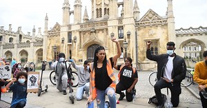 Live updates as Black Lives Matter protest held in Cambridge