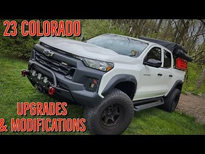 2023 Chevrolet Colorado All Modifications and upgrades I have done so far