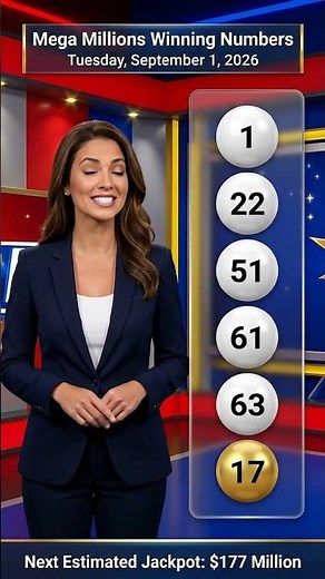 🟡 Mega Millions Winning Numbers & Lottery Results – Tuesday, September 1, 2026